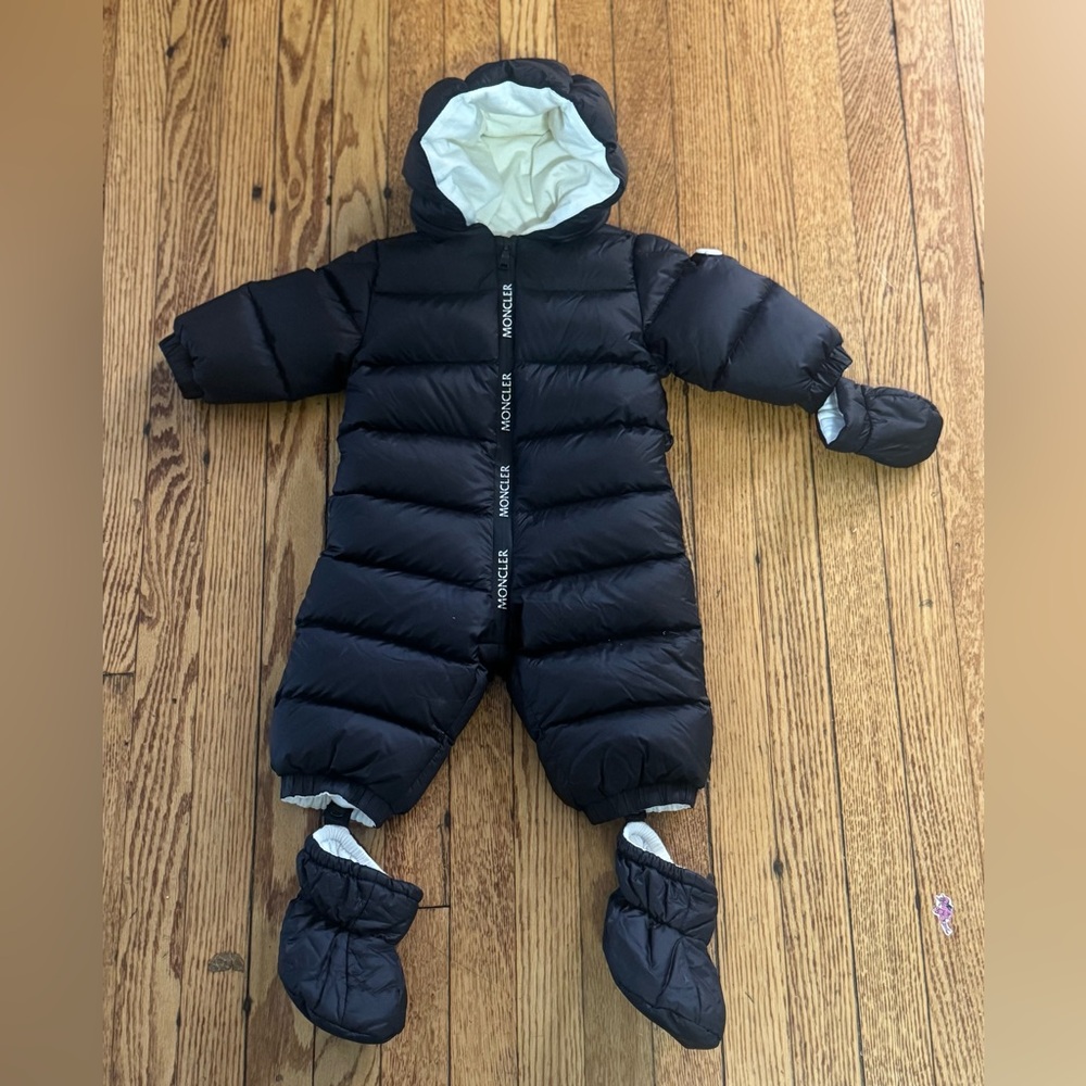 MONCLER Infant Snowsuit 6/9 months